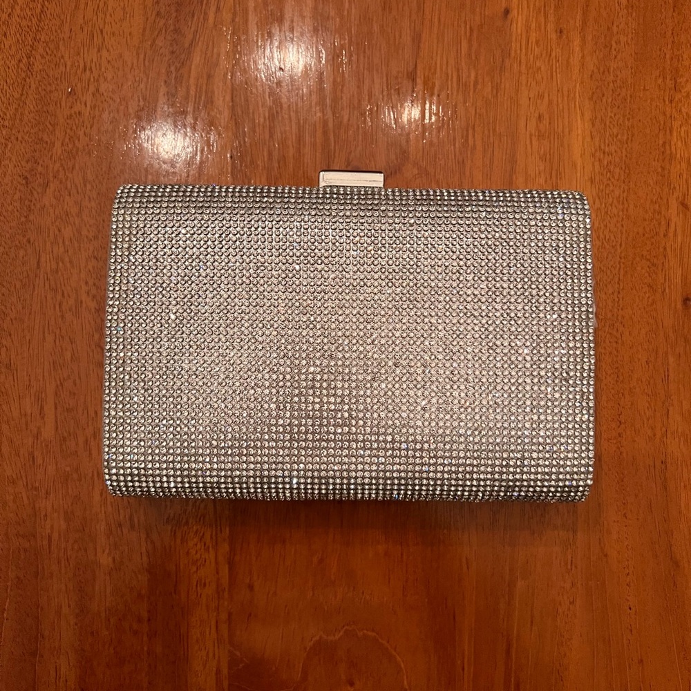David’s Bridal Silver Jewel Purse